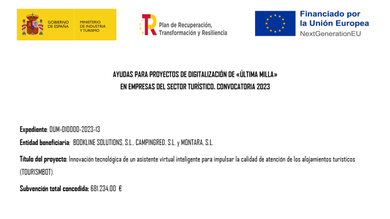 Innovación tecnológica de un asistente virtual inteligente TOURISMBOT